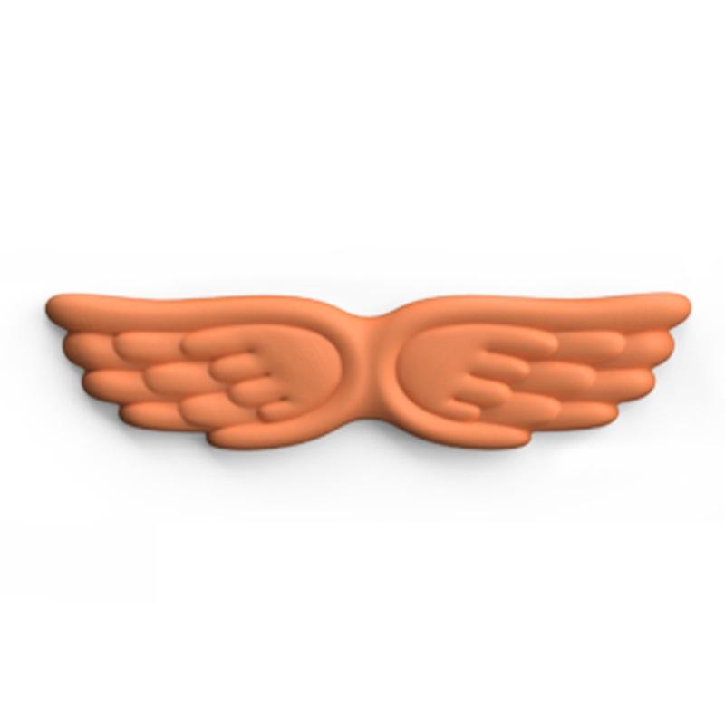 Engelsflügel-förmige Tastatur-Maus-Handgelenkauflage Flügel Memory-Schaum Anti-Rutsch-Silikon Ergonomische Handgelenkstütze Tischmatte Mauspads