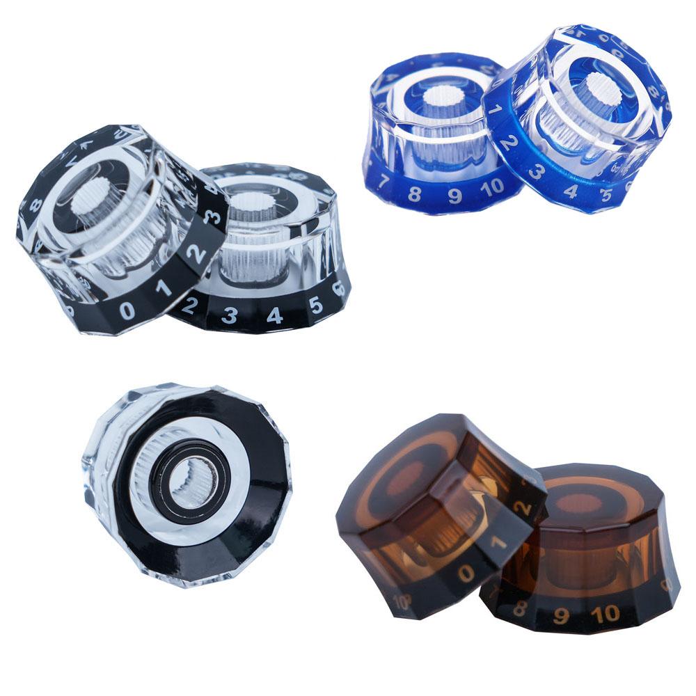 3Pcs4Pcs Electric Guitar Knobs Speed Volume Tone Control Knobs Lampshade Style For Electric Guitars Parts Replacem