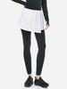 BARREL Women'S Essential Cropped-Length Leggings Shorts White (B5Swwlp003Wht)