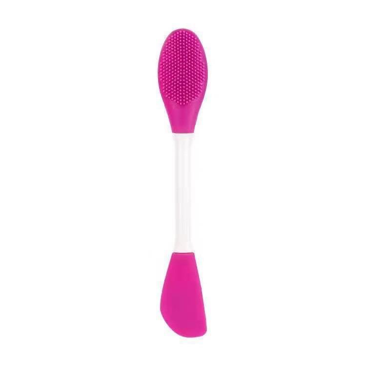 Dual-Sided Silicone Facial Cleansing and Massage Brush