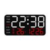 Digital Alarm Clock LED Alarm Clock 5 Adjustable Brightness Large Screen Display Portable Electric Clocks for Bedroom Adults