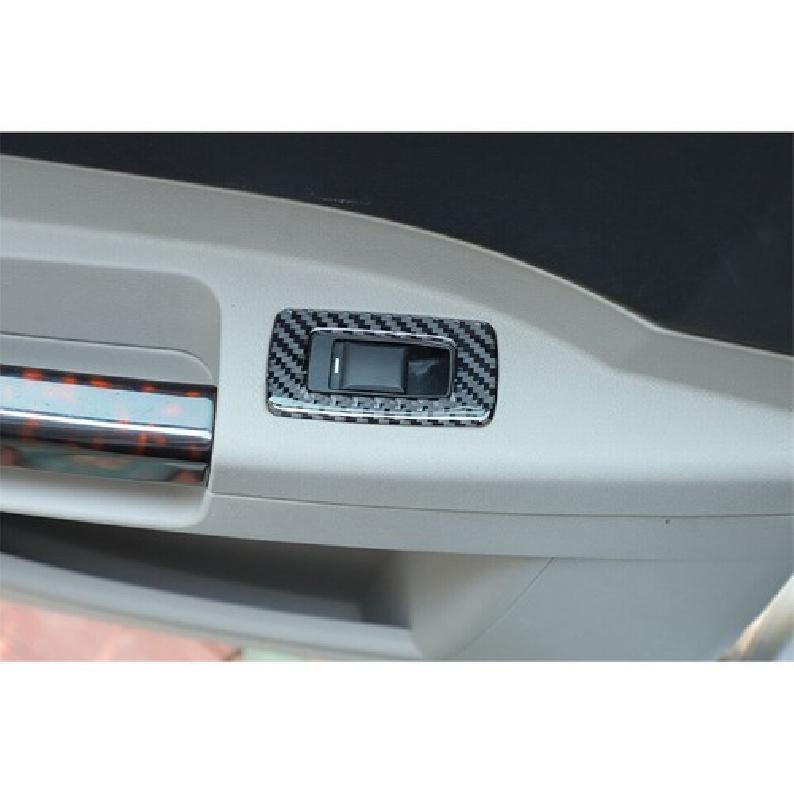Carbon Fiber Window Lift Switch Trim For Dodge Charger 06-10 Chrysler 300C 04-09