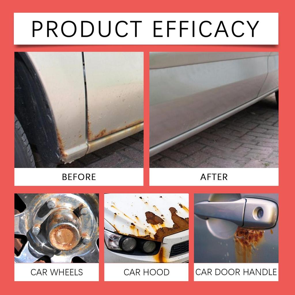 Rayhong Car Rust Remover Spray 30ml - Car Metal Rust Removal, Polishing, Stain Removal, Coating Cleaner