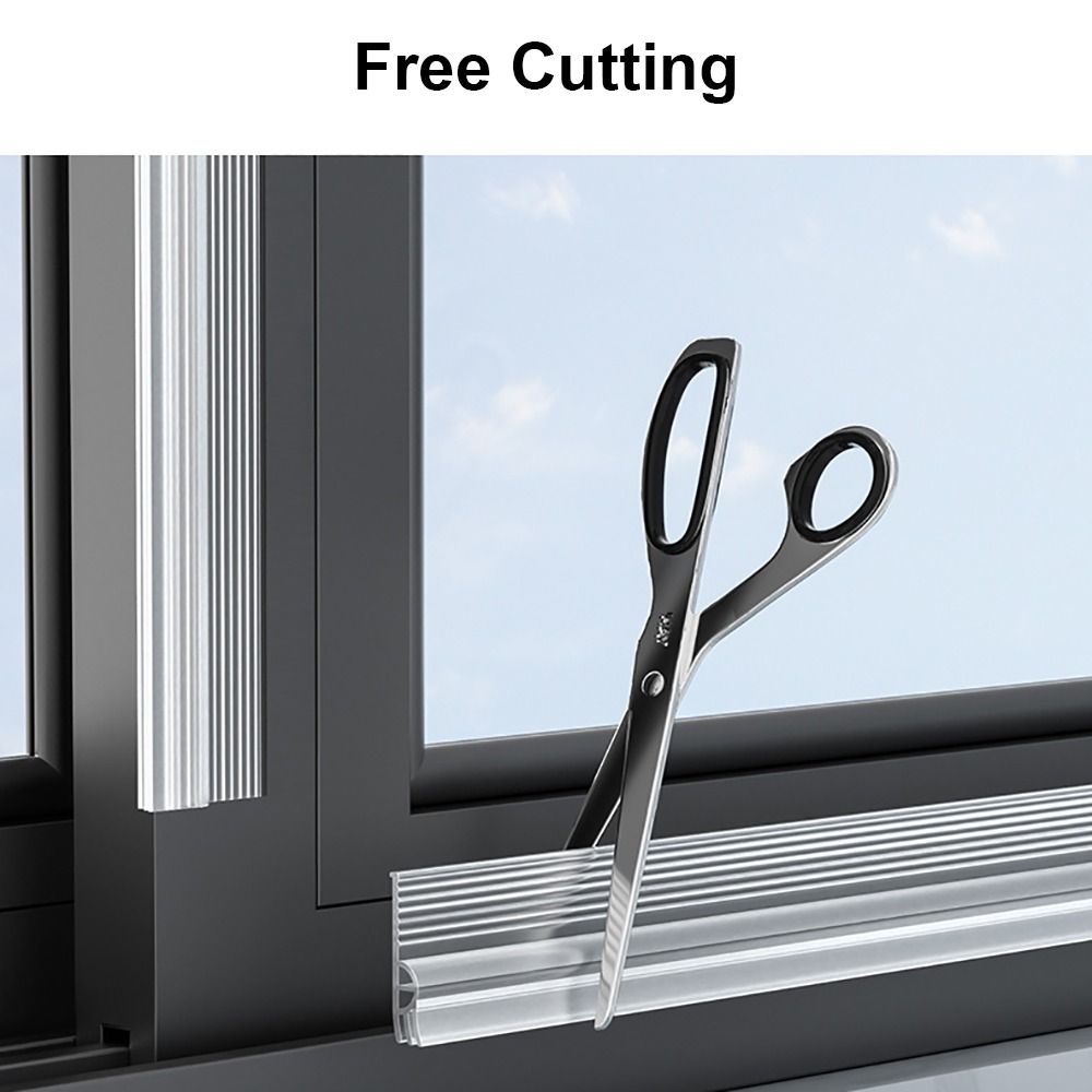 2/4M Windproof Sliding Window Sealing Strip Noise Isolation Gap Filling Weather Stripping