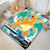 Potdemiel Japanese Anime Pokemon Charizard Card Pattern Carpets Bedroom Mats Rug Bedroom Decor Carpet Crawl Mat Christmas Gift