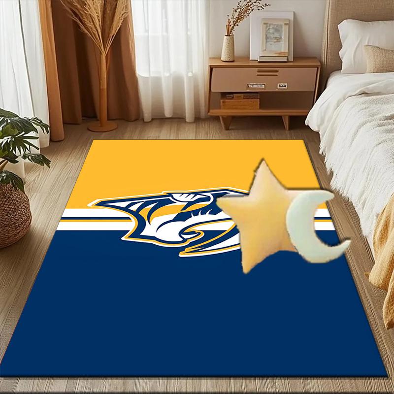 St. Louis Hockey Floor Mat for Living Room, Game Rooms, Office, Bedroom, Office Floor Mat Playful Design, Christmas Fan Gifts