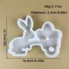 Rabbit And Eggs Ornaments Mould Sturdy Silicone Rabbit Eggs Decoration Mold For Repeated Use In Ornament Crafts
