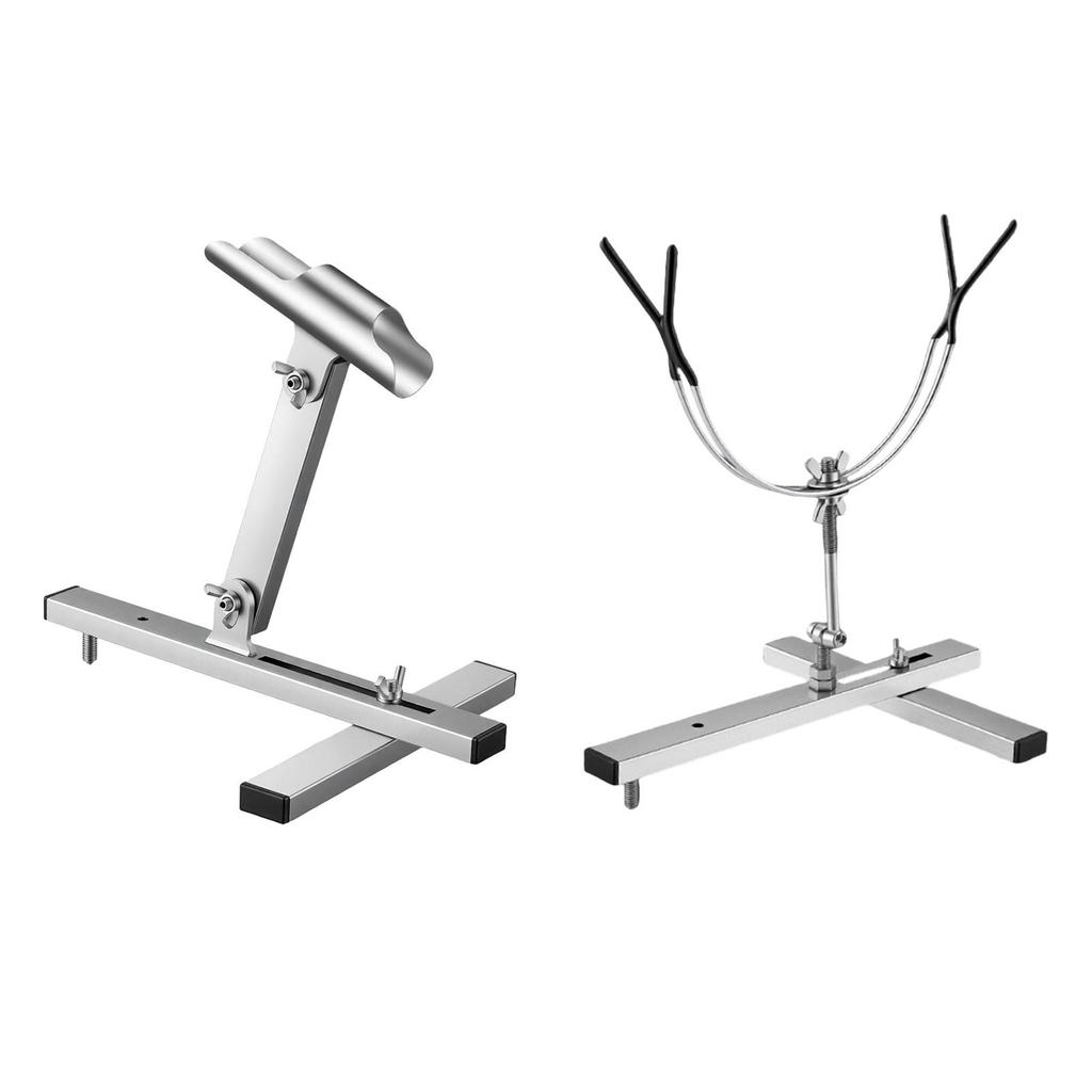 Adjustable Ice Fishing Rod Holder, Freestanding Winter Holder Made of Metal.