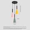 Modern Nordic style chandelier simple lighting fixture chandelier with E27 bulb suitable for dining room and bedroom