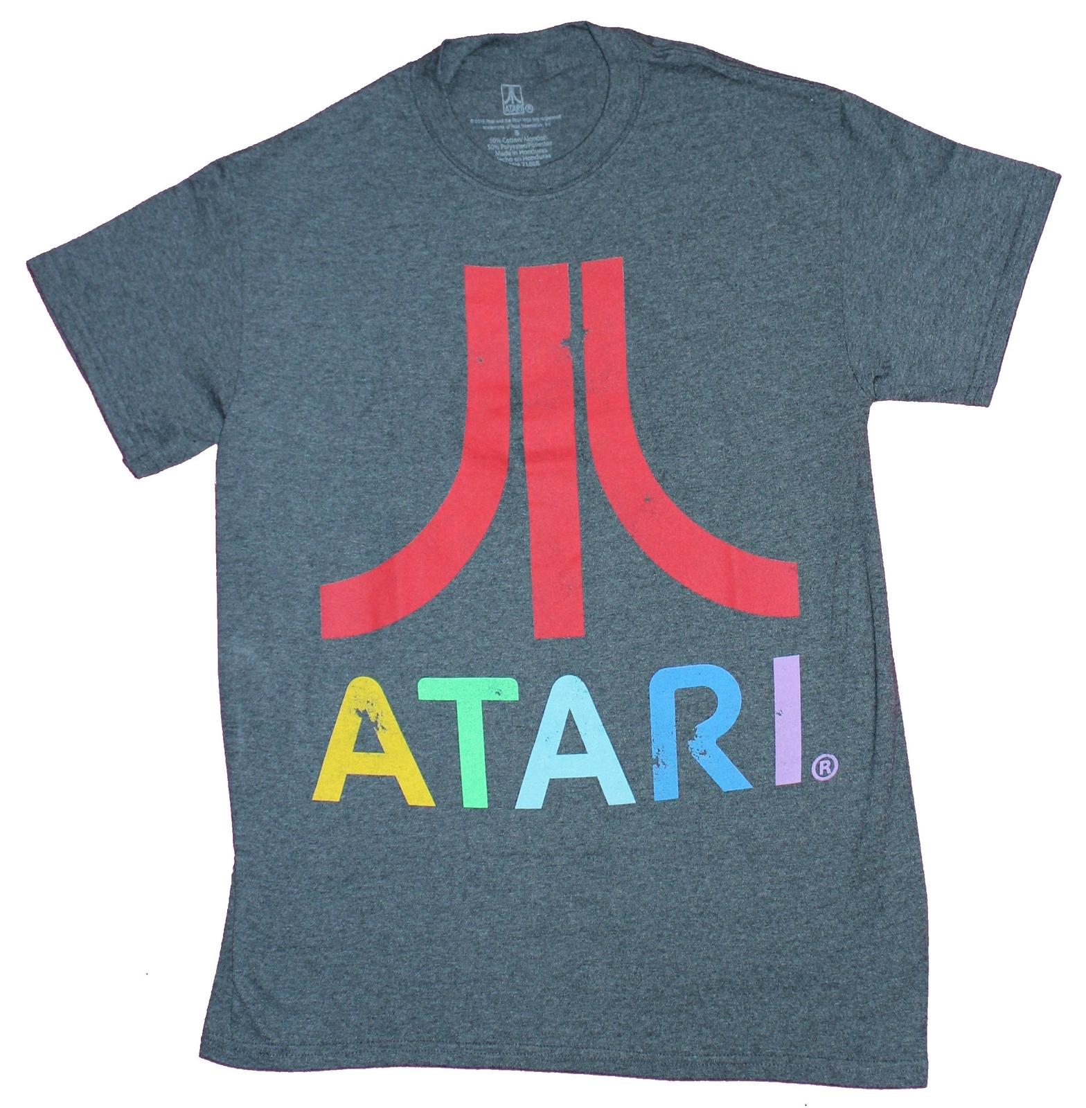 Atari Mens T-Shirt - Classic Multicolor Logo Image S