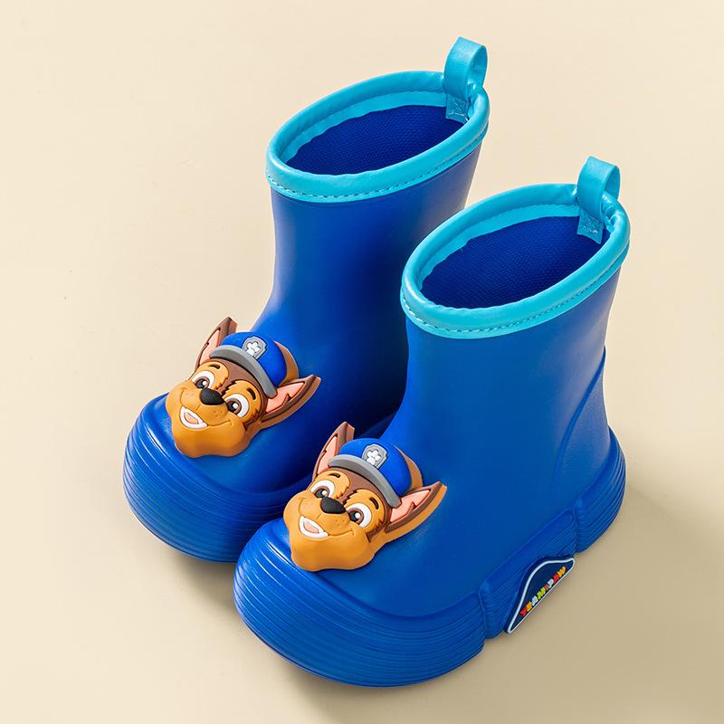 Paw Patrol Children's Rain Boots Boys Girls Non-Slip Lightweight Mid-Calf Rubber Shoes Kids Baby All-Season Rain Boots Baby Water Shoes