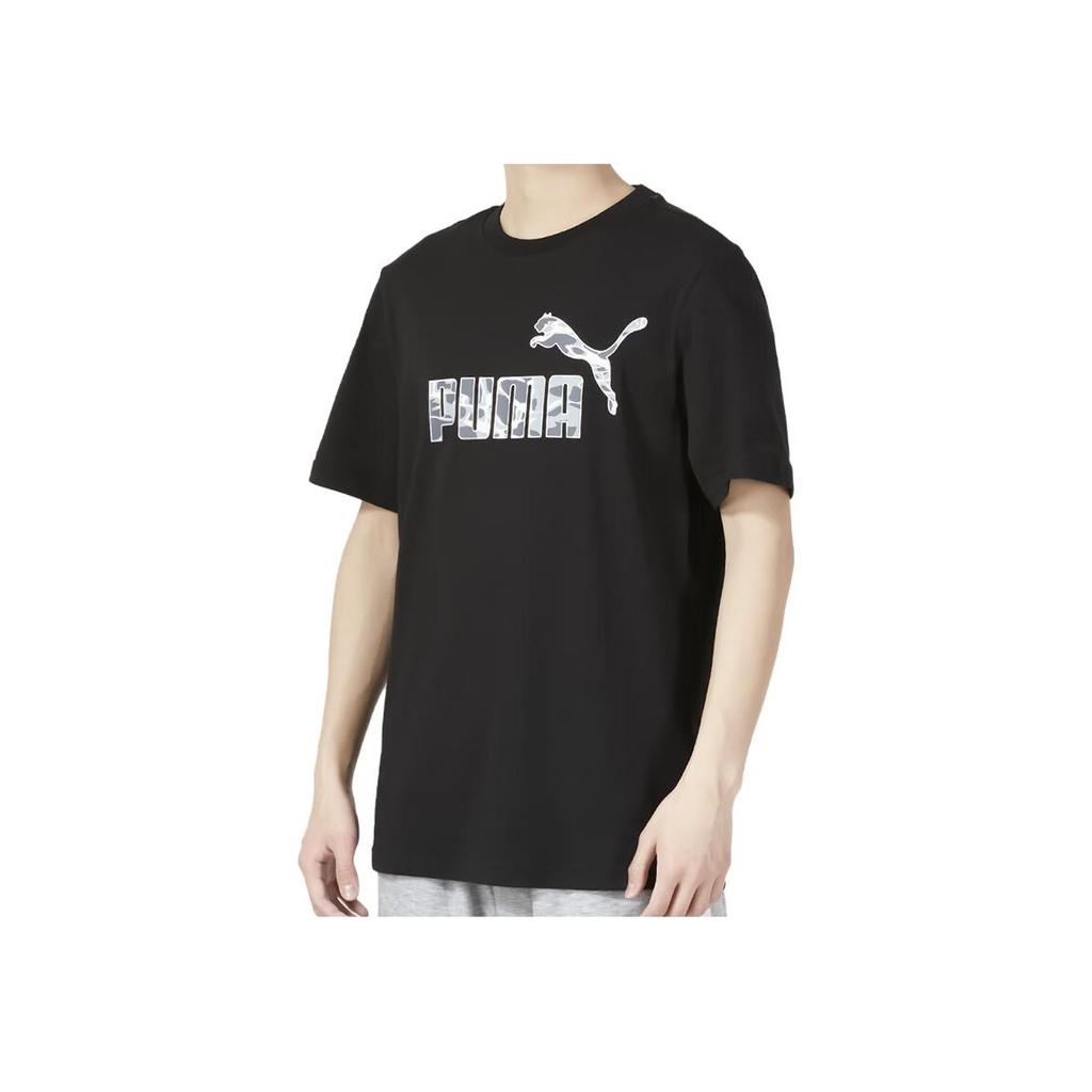 New PUMA Summer Splash Graphic T Shirts Men's Black 677125-01