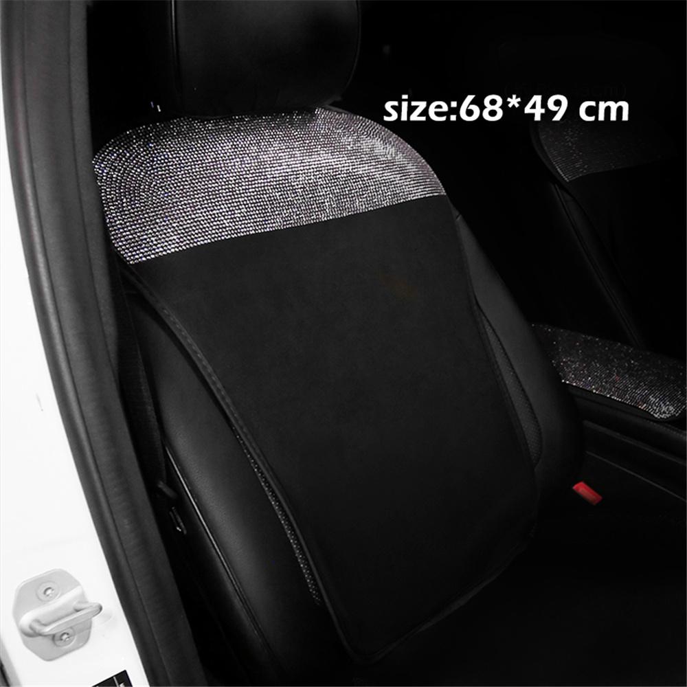 Summer Breathable Seat Cushion Luxury Crystal Diamond Car Seat Cover Universal