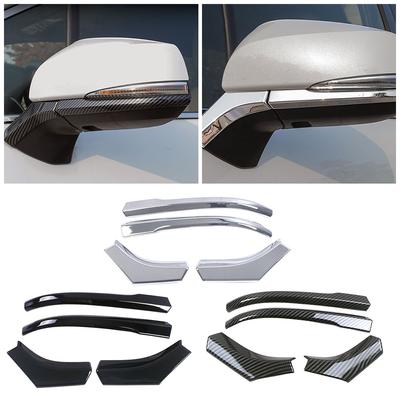 For Toyota Sienna 4th 2024 2024 2024 Chrome Rearview Mirror Cover Trim Strip Rear View Molding Frame Garnish Sticker Decoration