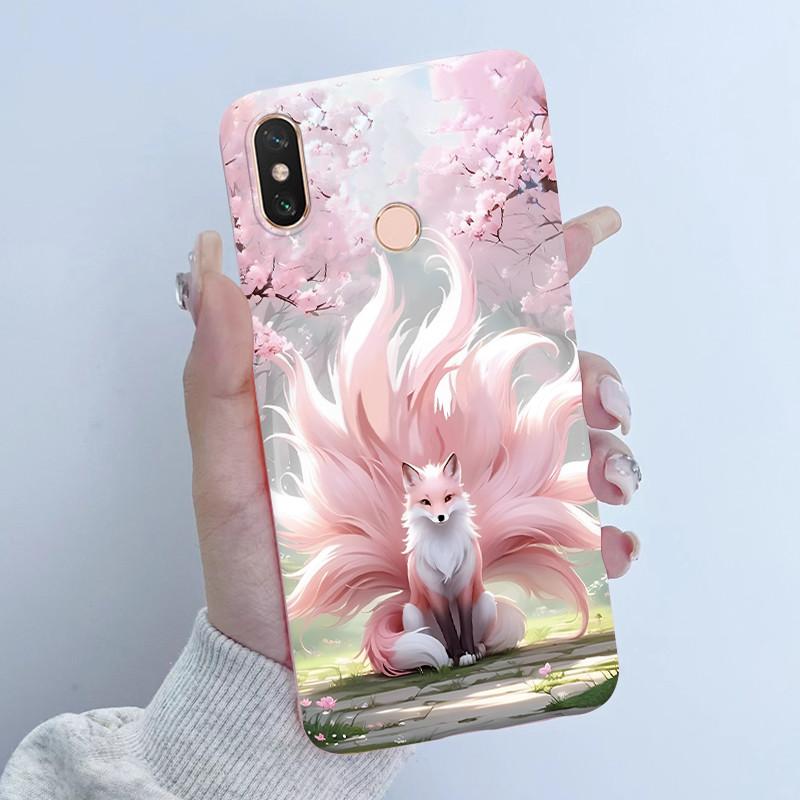 For Xiaomi Mi Max 3 Case Back Cover New design Butterfly Flower Girl Painted Candy Color Soft Silicone Shells For Mi Max3 Capa