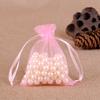 50/100pcs Solid Color Yarn Organza Gift Bags Organza Bag Mesh Wedding Candy Packaging Bag Storage Tulle Fabric Pouches 50%