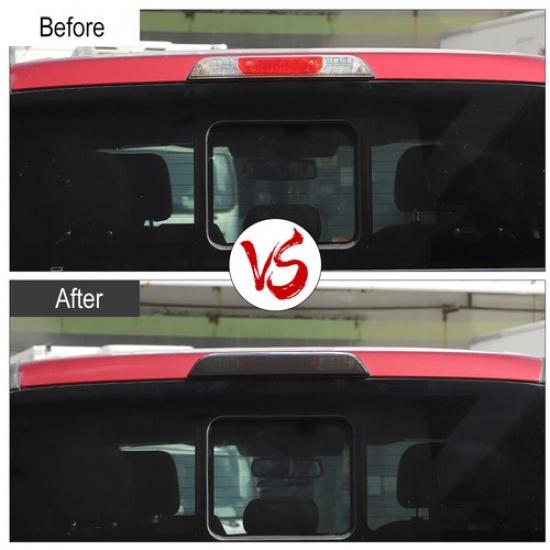 Smoked Black 3rd Third Brake Light Cover Trim Decoration For Ford F150 2015-