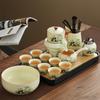 Panda Ru Kiln Kung Fu Tea Set: 2024 Gaiwan & Teapot, Ideal for Home or Gift