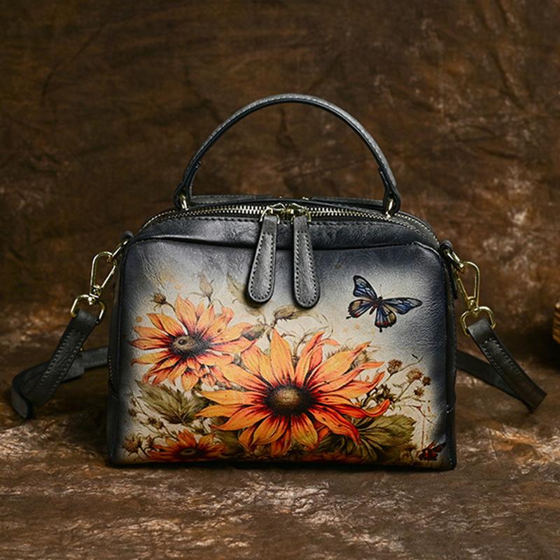 модные сумки через плечо для женщин, высококачественные небольшие квадратные сумки через плечо, винтажные расписные женские сумки