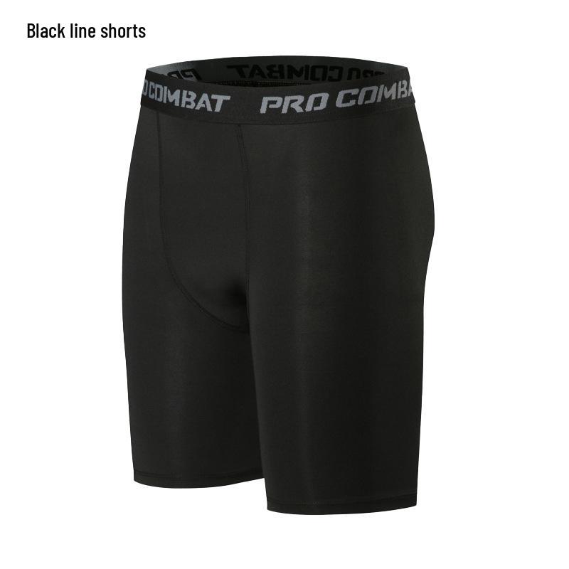 Men's Sports Basketball Sweats - High-Elasticity, Sweat-Wicking, 7-Point Compression Pants