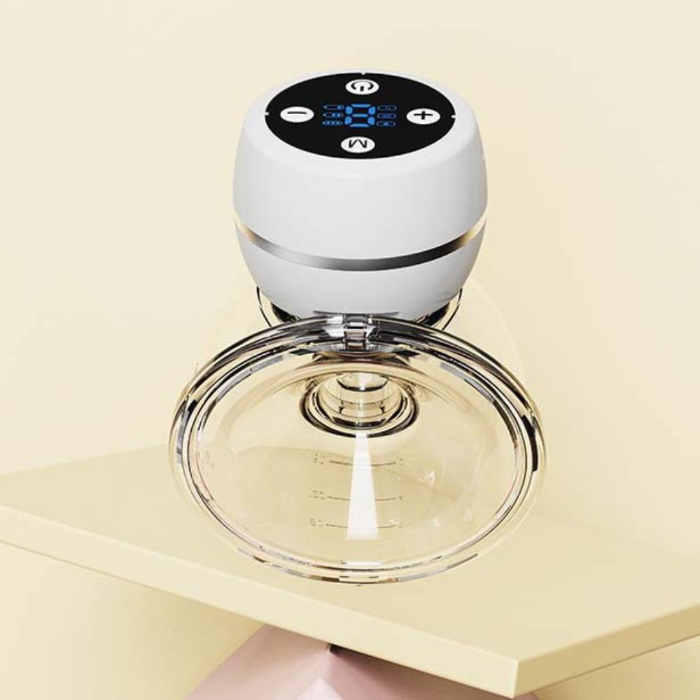 LED Display Electric Breast Pump 9 Levels Silent Breast Pump Hands Free Breast Pump  Breastfeeding белый