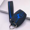 Key Holder Cover for Honda Accord Civic FRV Jazz CRV SRV Gr8 150 with Keychain Anti-Scratch Surface Shockproof Structure Soft Grip Texture