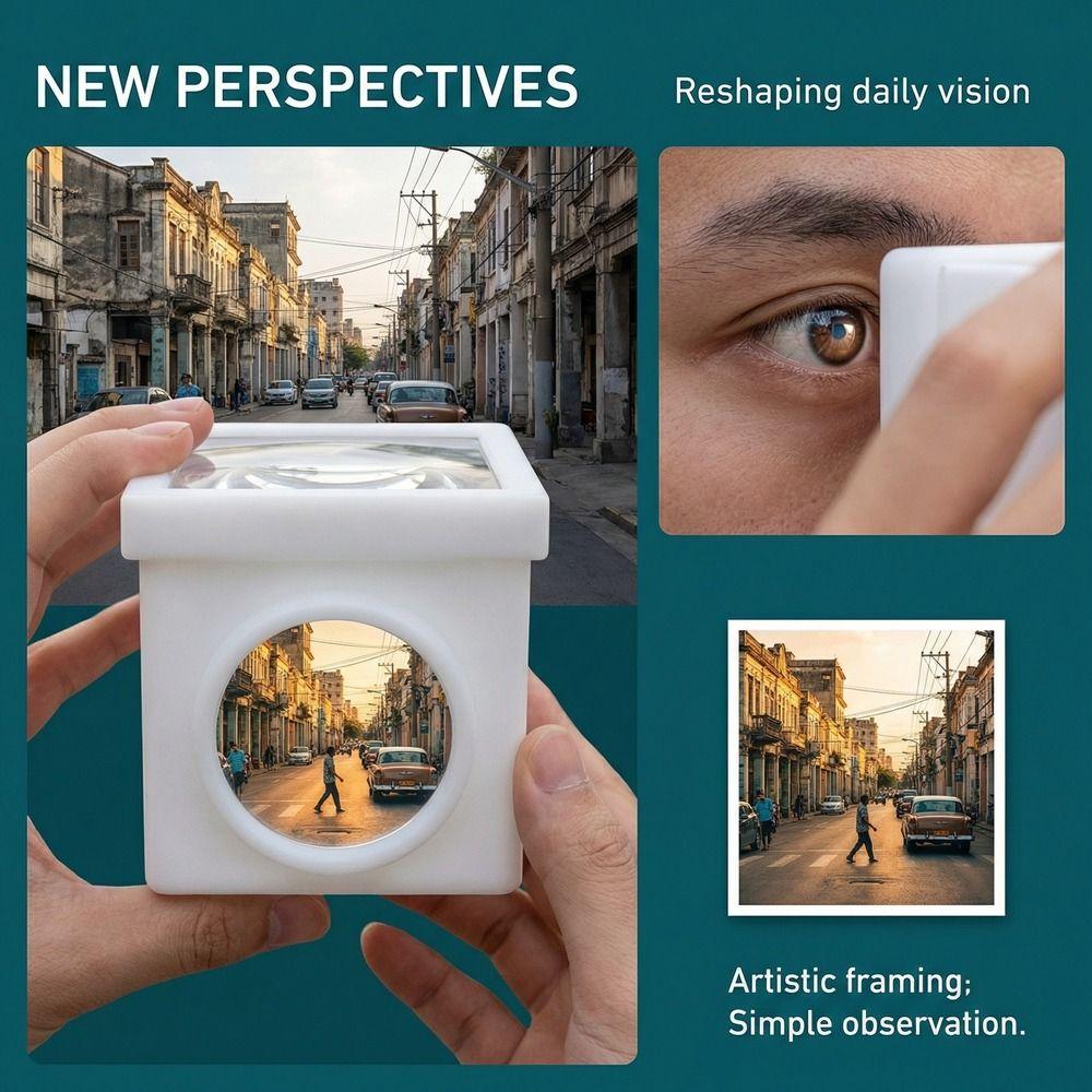 Fresnelova čočka Přenosný rámeček hledáčku Optická čočka Optický hledáček Příslušenství pro fotoaparáty