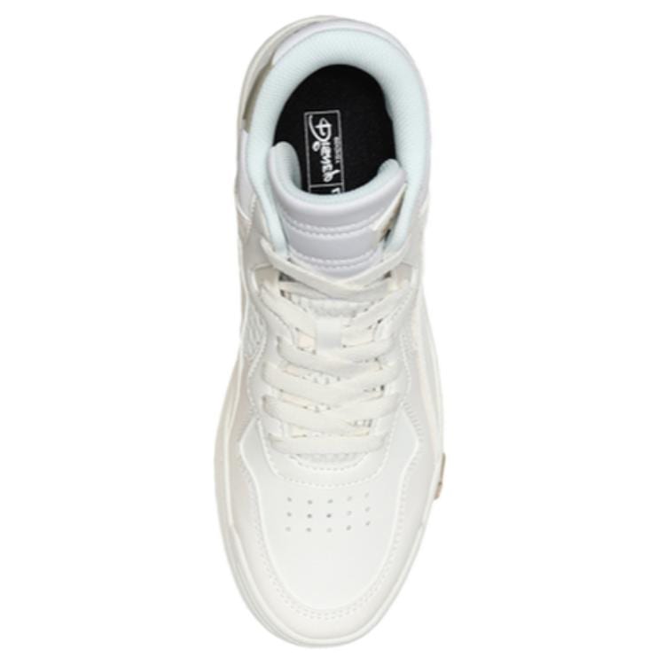 Disney x Li Ning Superwave Mid Textile, Synthetic Leather Coverage Thermal Slip Resistant Mid top Skateboard Shoes AGCQ204-1