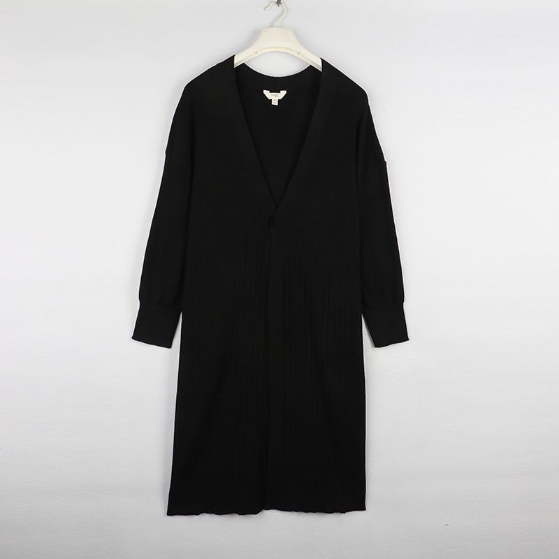 Sunshine House Lonely Spring New Arrival Export European and American plus Size Women's Clothes V Neck Long Knitwear Cardigan Sweater Outwear