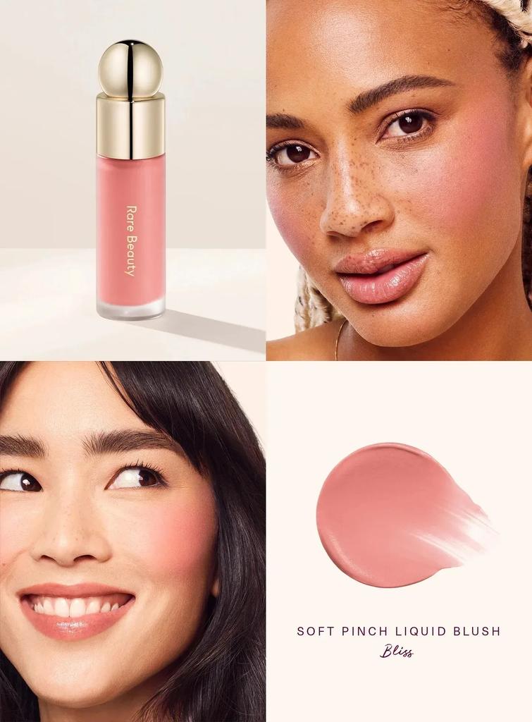 Rara beleza batom blush creme Grace blush líquido à prova d'água Mositure contorno facial sombra blush líquido maquiagem rechonchudo