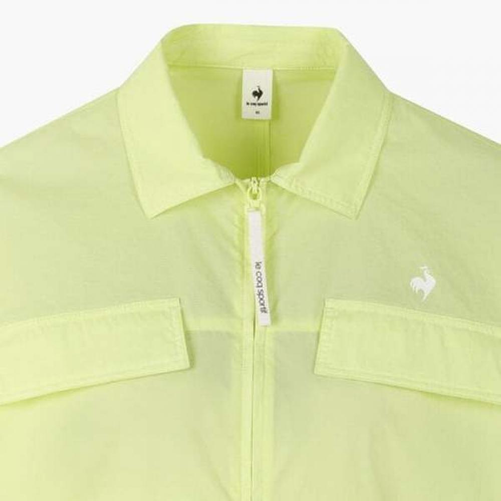 Le Coq Sportif Women Airy Tension Lightweight Woven Shirt Jacket Qp222ojk42