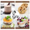 Amosfun Stainless Steel Circle Rings/Mousse Rings, 5cm Tall X 6cm Wide, Set of 4, Cookie Cutter, Cake Mold, Round, Small, Deep, Round Mold, Baking Rin