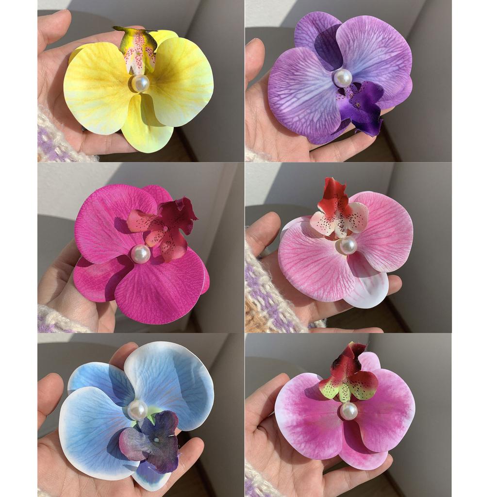 Elegant Flower Hair Clip Unique Hair Barrettes Large Flower Acrylic Hair Clip Chic Hairpin for Weddings and Parties
