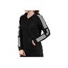 Adidas Neo Essentials 3-Stripes Zip Hoodie Jacket Women Outerwear Black EI4716