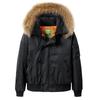 Giacca Bomber Uomo Invernale Cotone Ispessito Casual con Cappuccio Larga Uniforme Baseball MA1 Giacca da Uomo