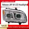 Compatible with Jiefang J6P Full LED Dual Projector Headlight Assembly, Super Bright with Sequential Turn Signal (420/460/500/550 Models).