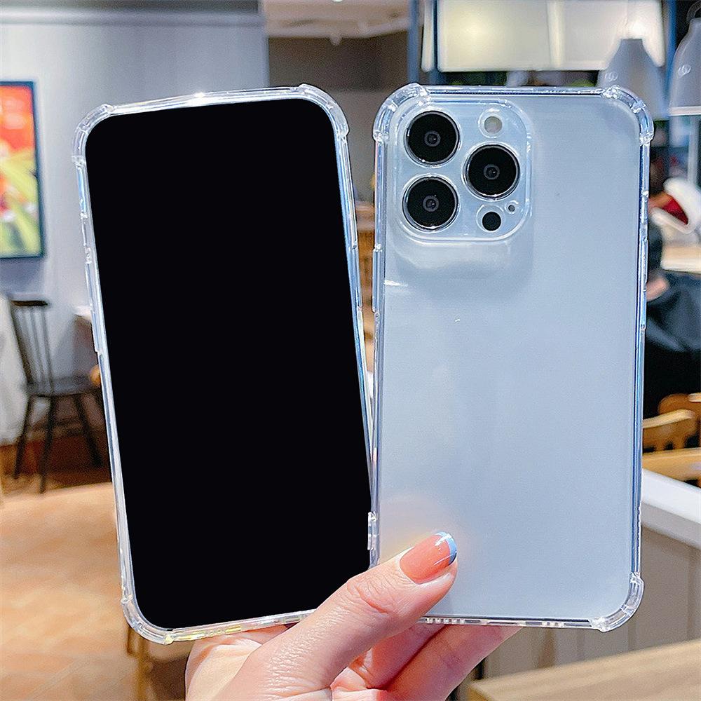 Four corners anti-drop, suitable for iPhone17 ProMax mobile phone protective case, Apple 16 advanced sense 17 niche fine hole