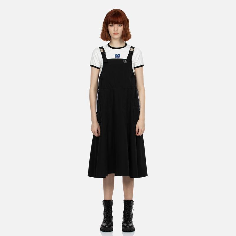 Fukujin Evisu Kuro Ss24 Mirror Print Fashion Style Suspended Dress Women Dresses 2ESGNW4DR6033FFSN