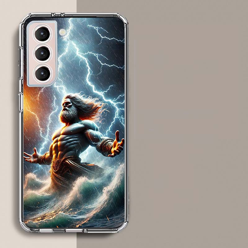 

Greek God Statue Face Zeus Phone Case For Samsung Galaxy S25 Edge S24 S23 FE S21 S20 S10 Plus S22 S26 Ultra Cover Clear Cases TP Samsung S22 Ultra