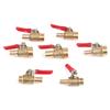 Brass Ball Valve Hose Barb 1/4" 3/8" 1/2" Bsp Male Thread Connector Pipe Adapter