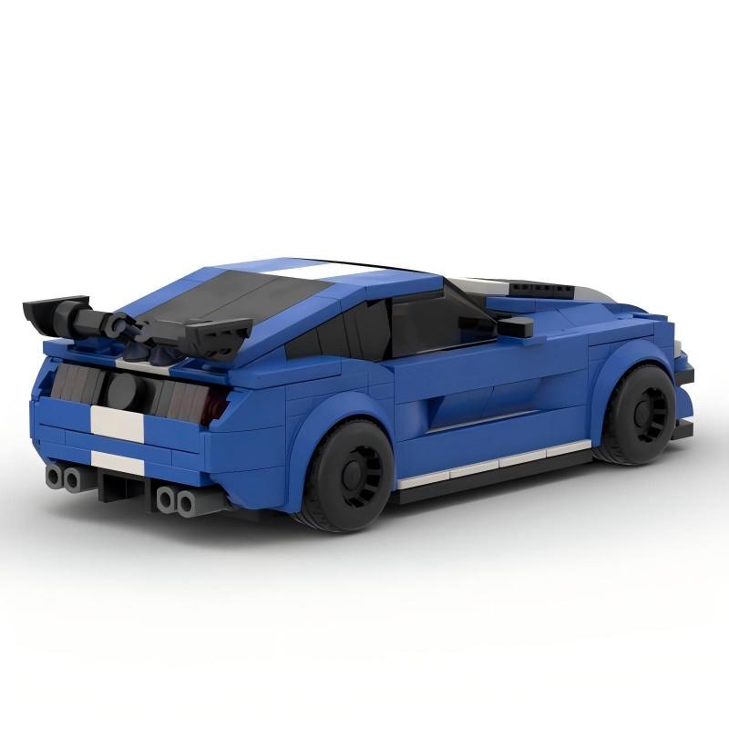 MOC Bausteine Klassisches Muscle-Car-Modell DIY Montage Steine Geschenk Spielzeug