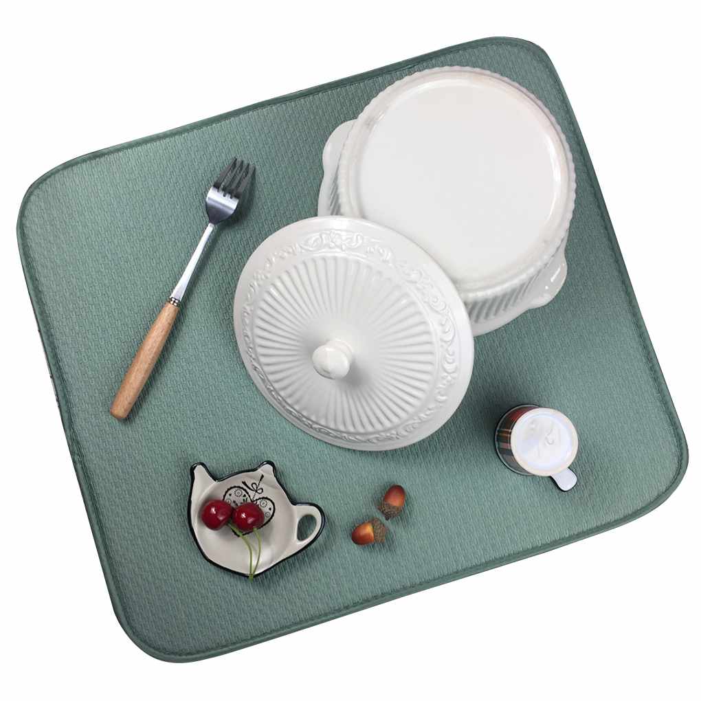 

Коврик для сушки посуды из микрофибры для кухонной подушки, подложка для посуды 41*46 см