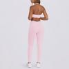 Show Chest Gathering Sports Underwear Trousers Set Fitness Neck Beautiful Back Yoga Pilates Quick Drying Two-piece Set