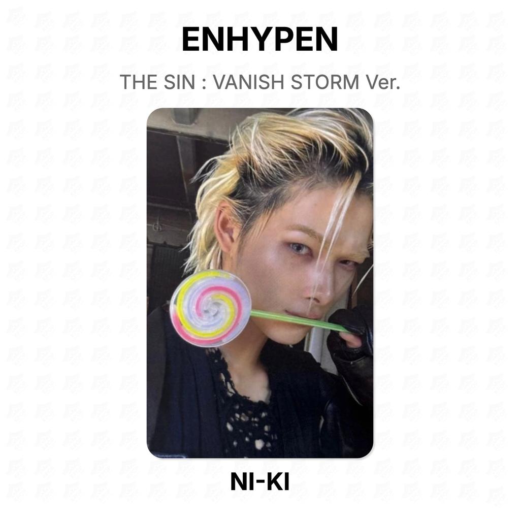 ENHYPEN THE SIN : VANISH STORM Ver. Official Photocard
