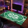 Celtic FC Theme Pattern Mouse Pad, Soccer Logo Design XXL Gaming Desk Mat Non-Slip Computer Mouse Pad