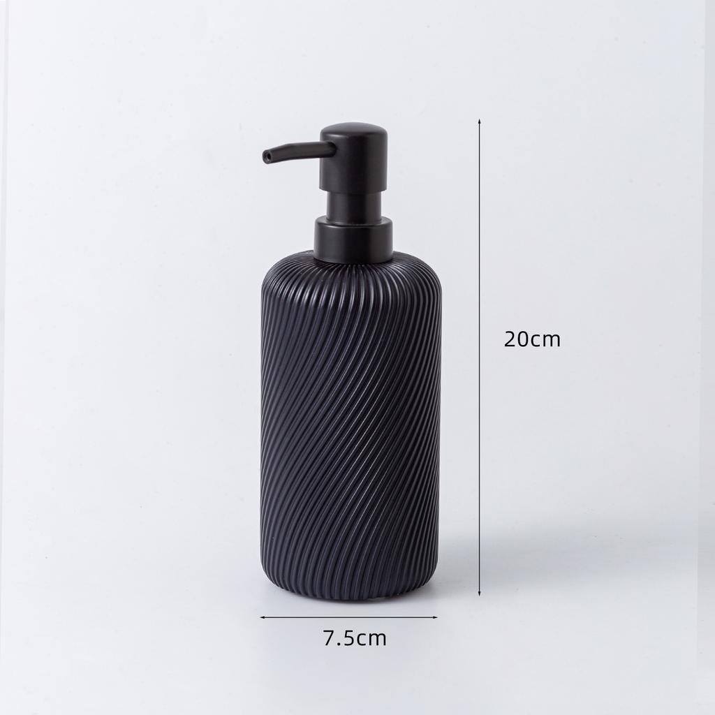 450ml Soap Dispenser Spiral Lotion Bottle Resin Hand Sanitizer Toilet Press Bottle Hotel Shampoo Bath Gel Separate Bottles