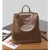 2025 Winter New Fashion Large Capacity Genuine Leather Women's Bag Trendy Cowhide Backpack Women's Casual Backpack Single Shoulder Crossbody