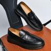 Fashion New Handmade Mens Sneakers Genuine Leather Male Loafers Slip On Casual Shoes Rome Soft Loafers Comfty Driving Footwear Moccasins