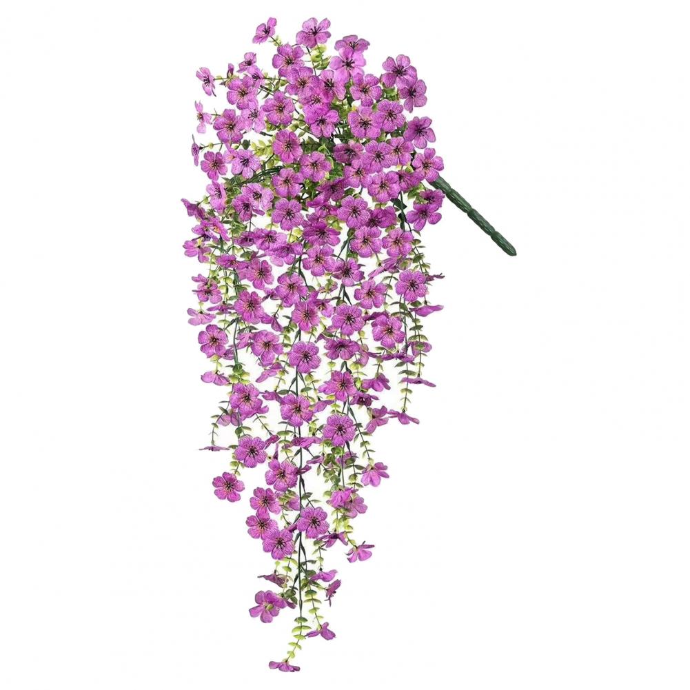 Artificial Violets Vine Flower Artificial Flowers Flower Vine Artificial Vine Flower Garland Fake Hanging Plant Garden Decor