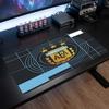 Tappetino Mouse Scudo Calcio Argentina, Tappetino da Scrivania Esteso Antiscivolo in Gomma per Gaming Ufficio Laptop Regalo per Fan